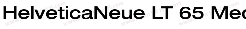 HelveticaNeue LT 65 Medium字体转换